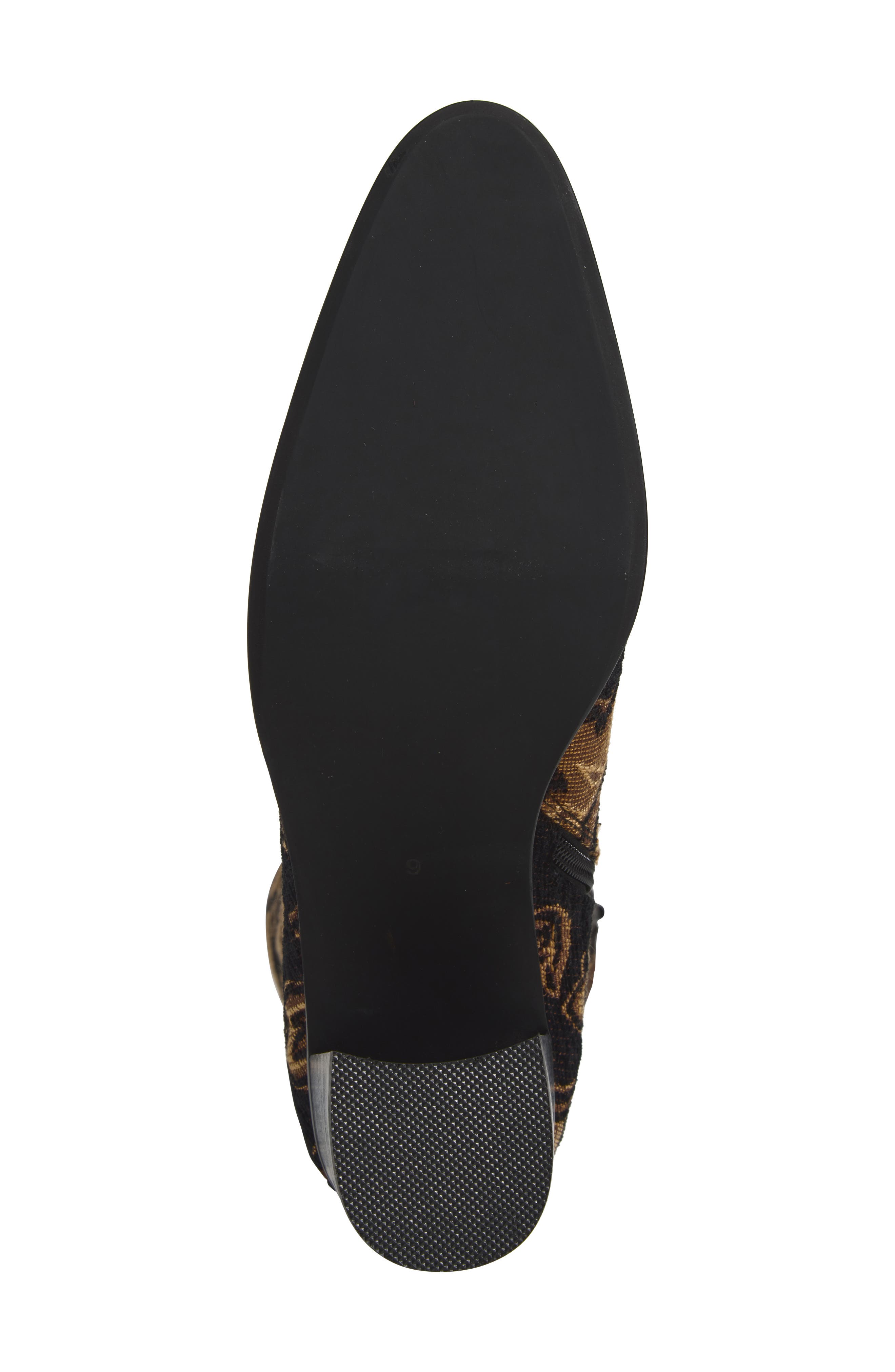 Archille Boot, Alternate, color, BEIGE BLACK TAPESTRY