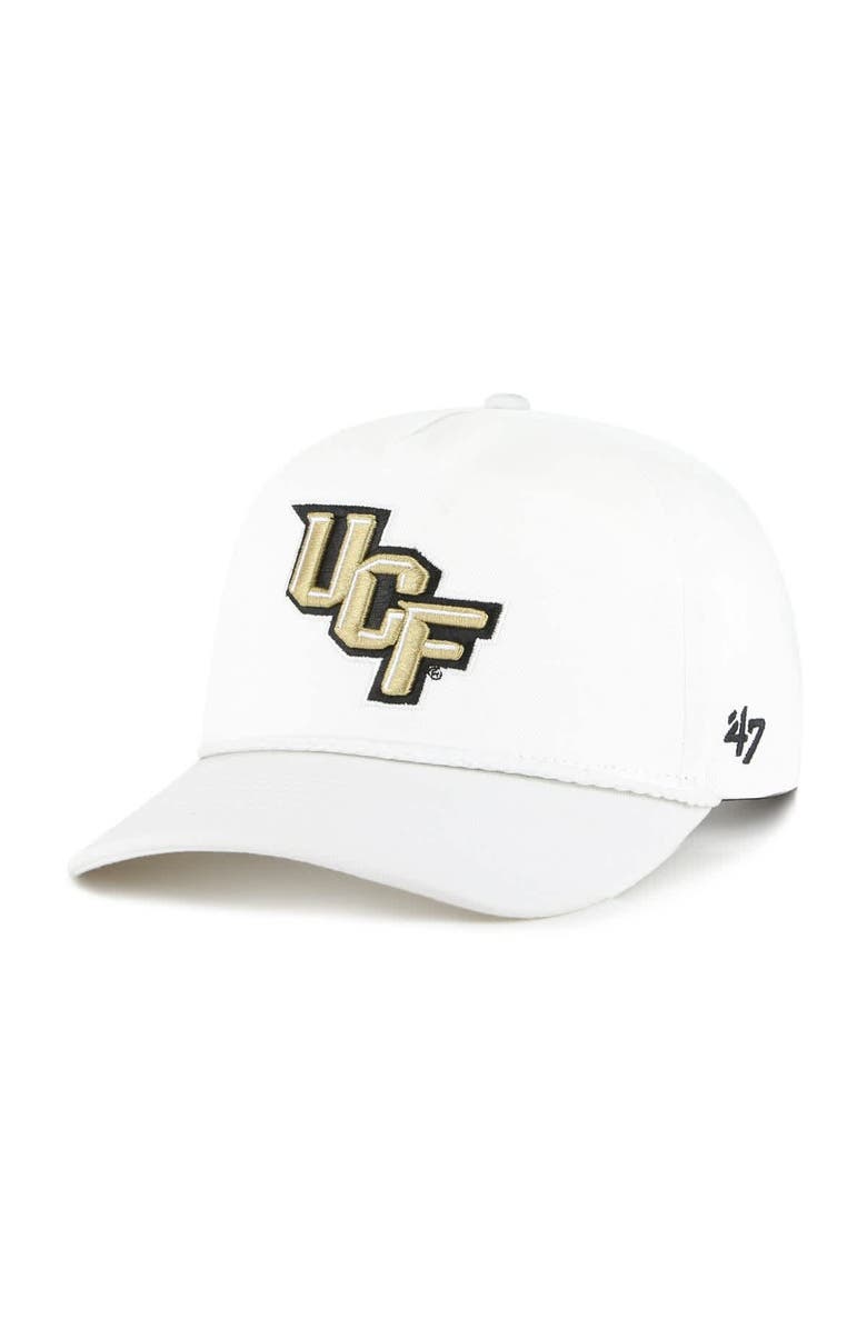 '47 Men's '47  White UCF Knights Rope Hitch Adjustable Hat, Main, color, 