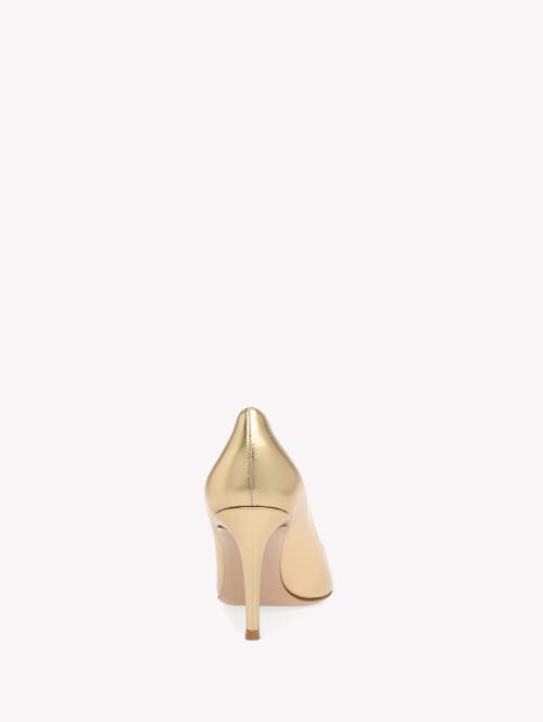 Gianvito Rossi Gianvito 85 Pump In Metallic Gold