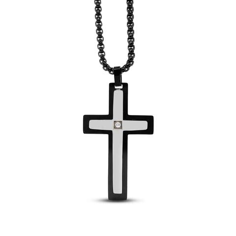 Ebon Cross Necklace