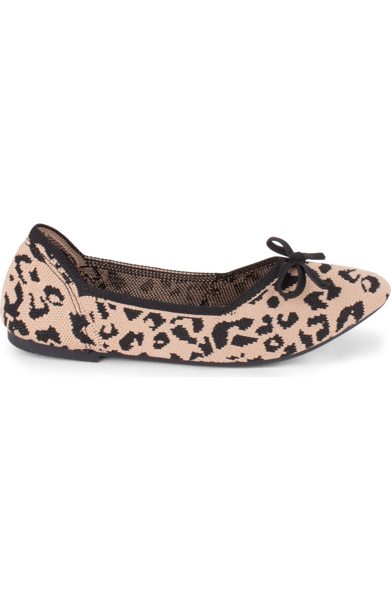 Tahari Tortuga Ballet Flat, Alternate, color, Cheetah