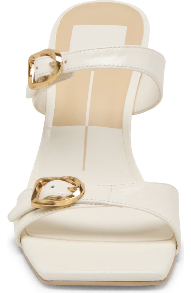 Dolce Vita Narcia Slide Sandal, Alternate, color, White Crinkle Patent