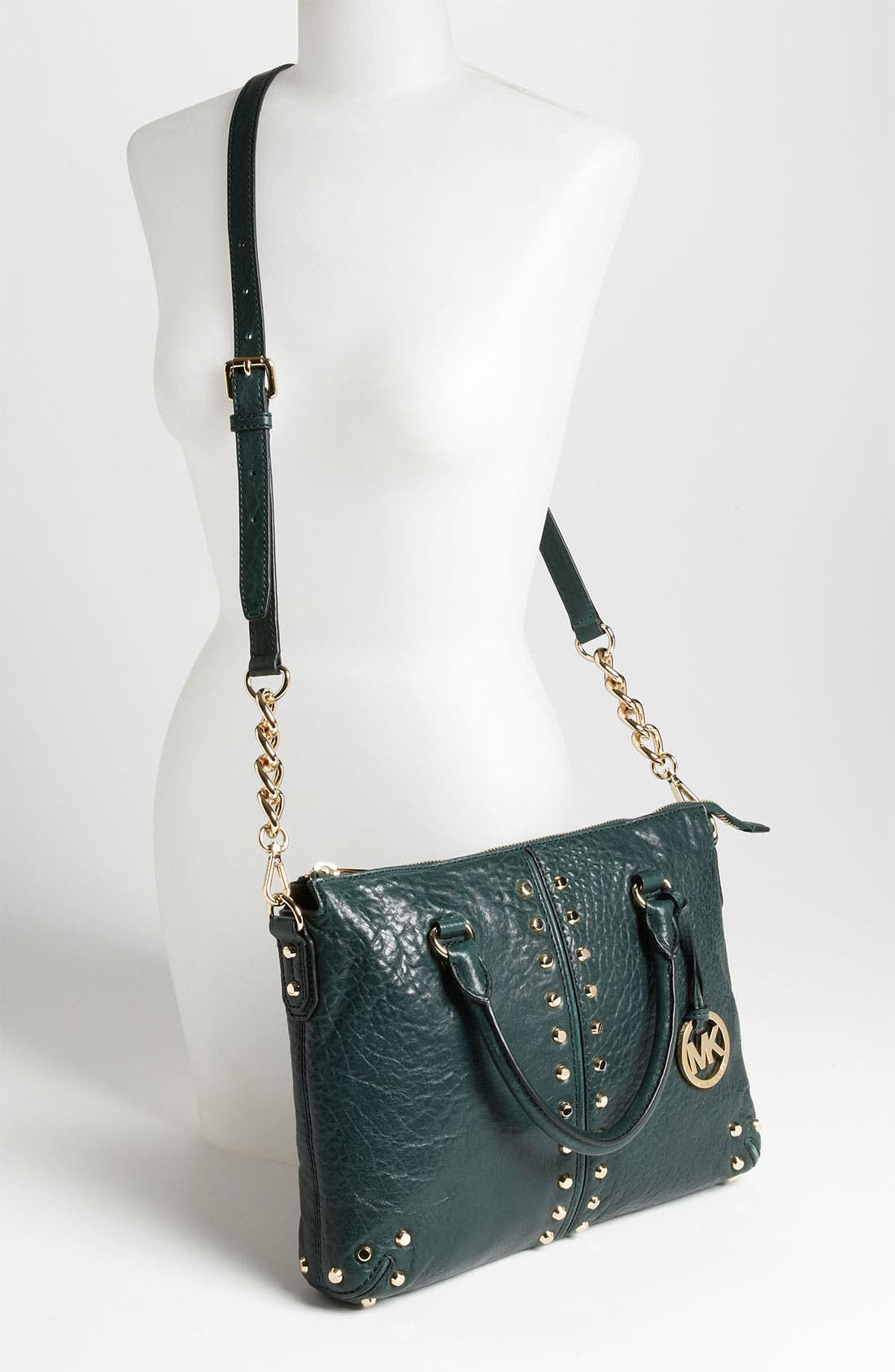 'Uptown Astor - Medium' Crossbody Satchel, Alternate, color, HUNTER GREEN