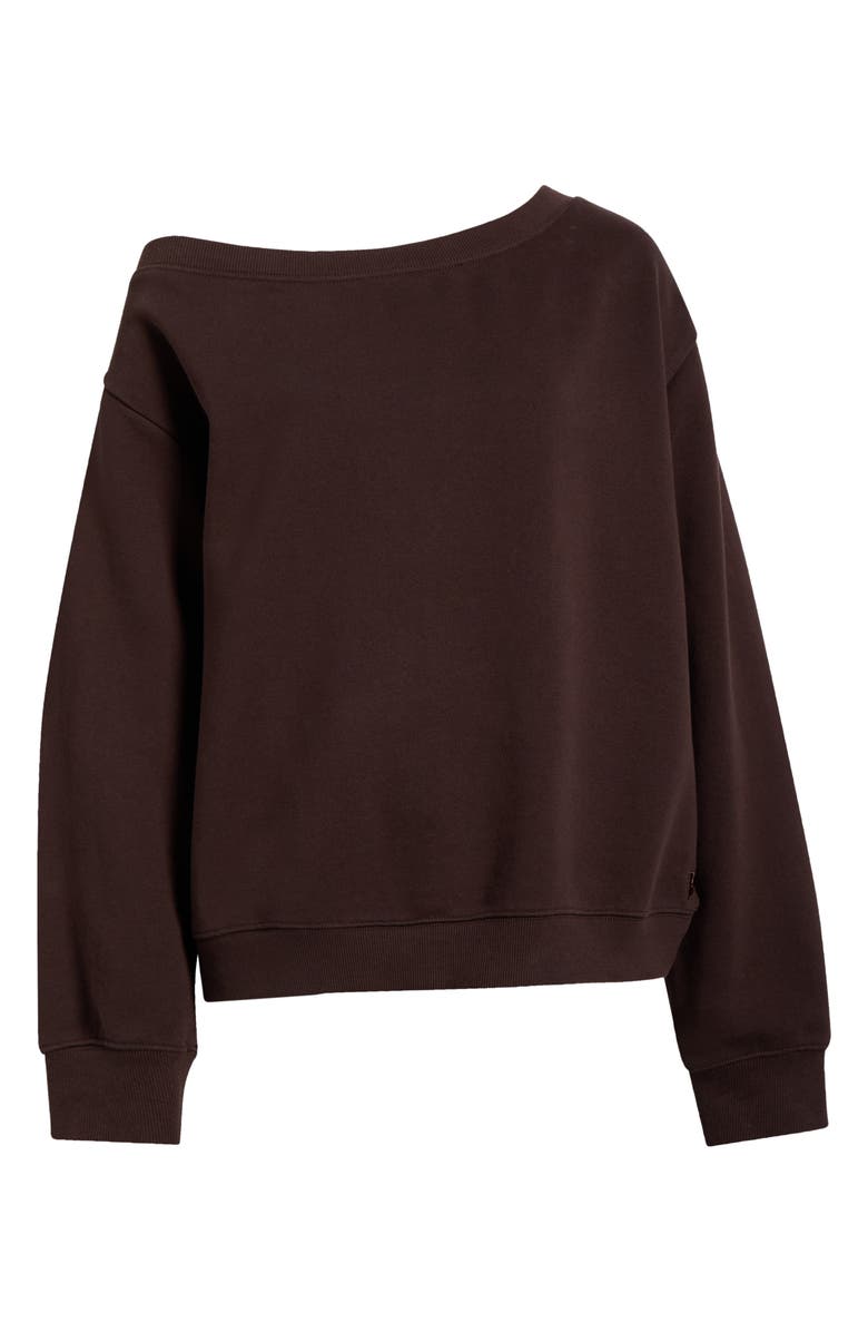 Princess Polly Wellness One-Shoulder Sweatshirt, Main, color, 