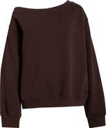 Princess Polly Wellness One-Shoulder Sweatshirt