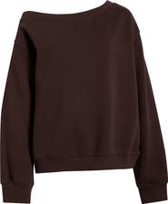 Princess Polly Wellness One-Shoulder Sweatshirt