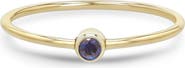 Zoë Chicco 14K Gold Bezel Birthstone Stacking Ring