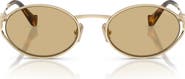 Miu Miu 54mm Gradient Oval Sunglasses