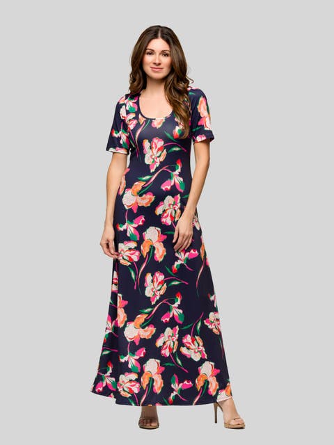 V-Neck Sleeveless Maxi Dress with Belt