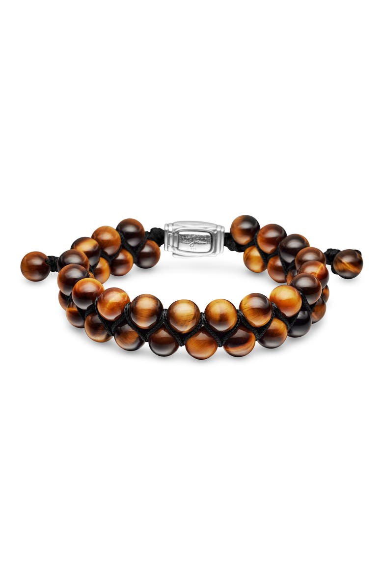 Spiritual Beads Two-Row Bracelet, Alternate, color, TIGERS EYE