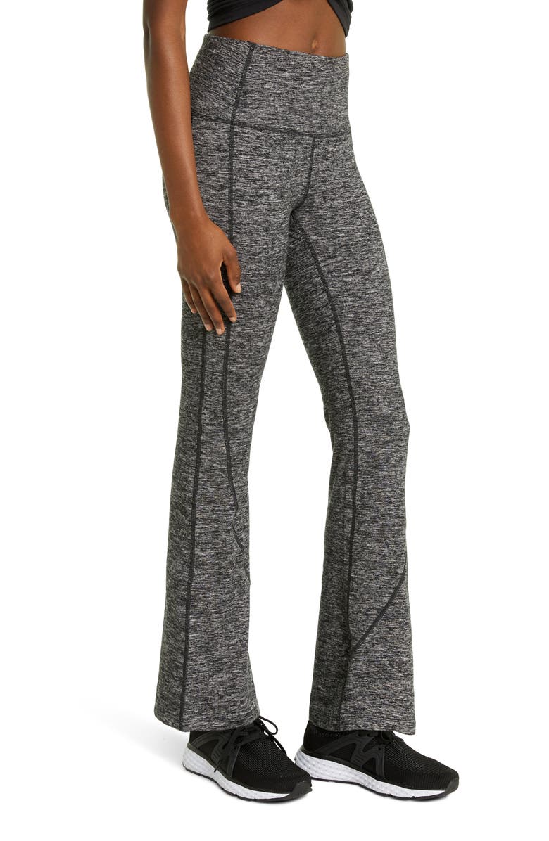 Zella High Waist Cozy Tech Flare Pants, Alternate, color,