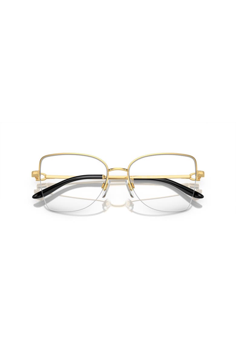 Ralph Lauren 54mm Butterfly optical glasses, Alternate, color, Gold