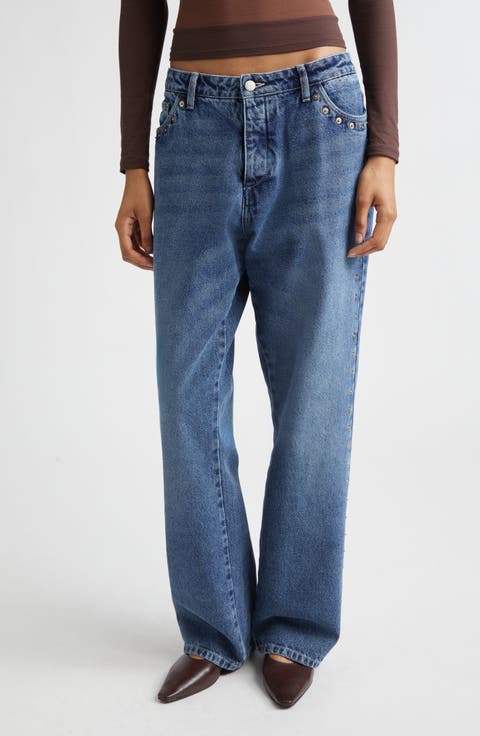 Crowd Rivet Studded Boyfriend Jeans