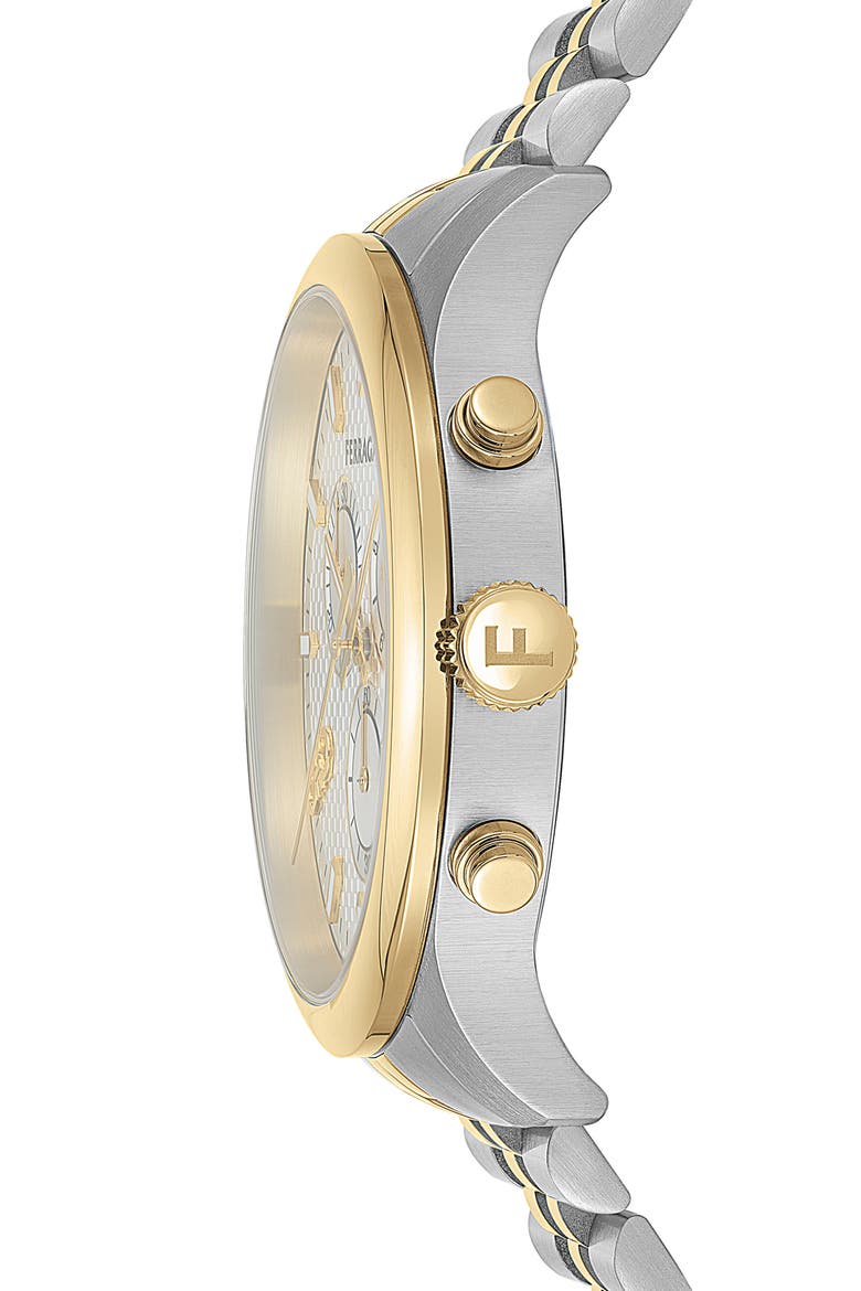 Duo Chronograph Bracelet Watch, 42mm, Alternate, color, TWO TONE