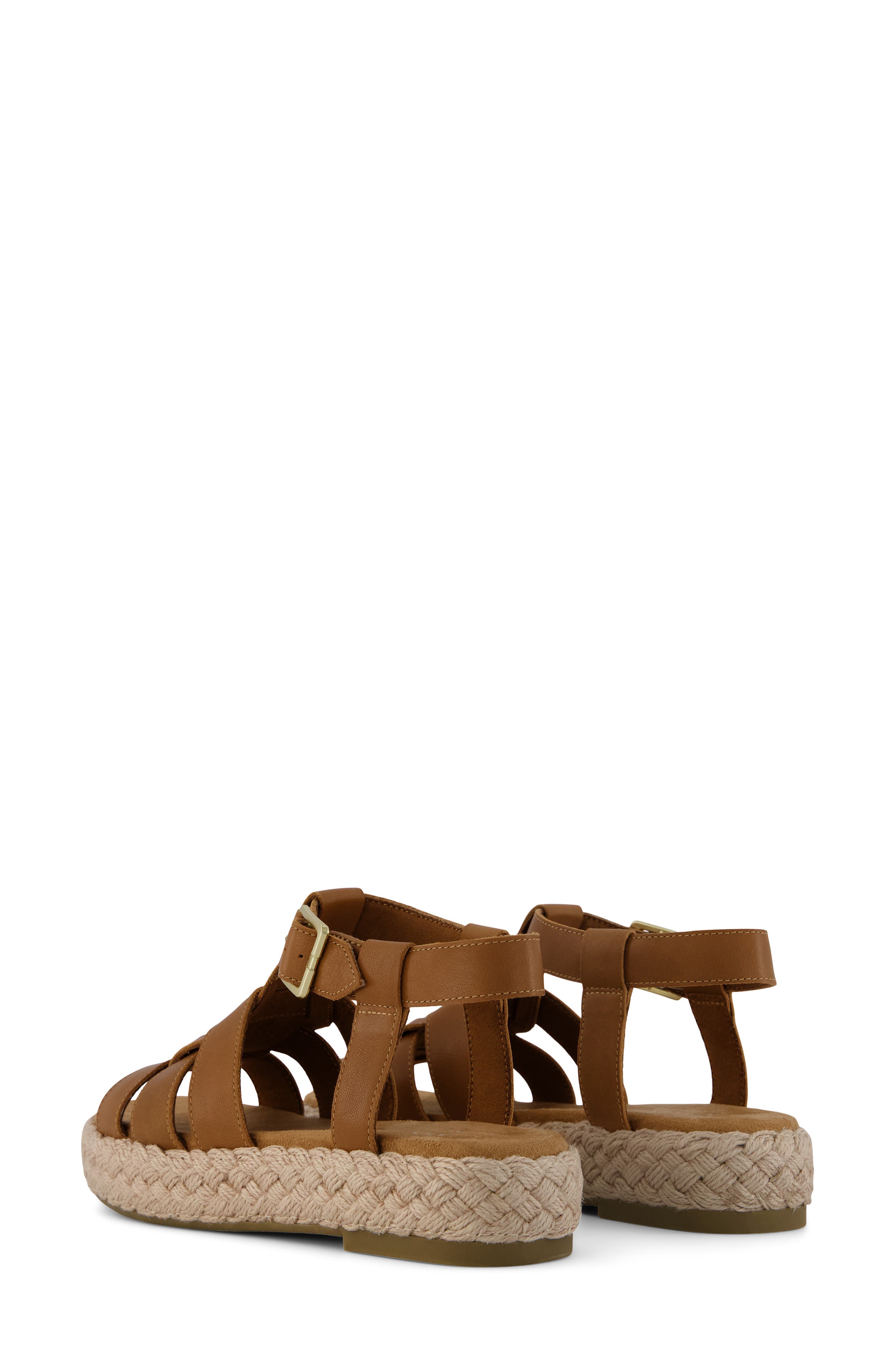 Jac Platform Fisherman Sandal, Alternate, color, MEDIUM BROWN