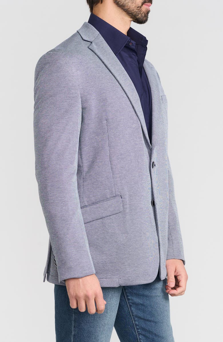 SAVILE ROW CO Textured Knit Sport Coat, Alternate, color, Navy