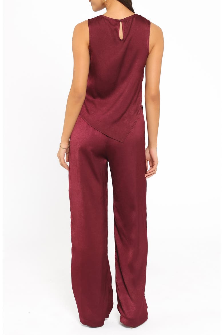 Lira 2-Piece Pant Set, Alternate, color, DARK CHERRY