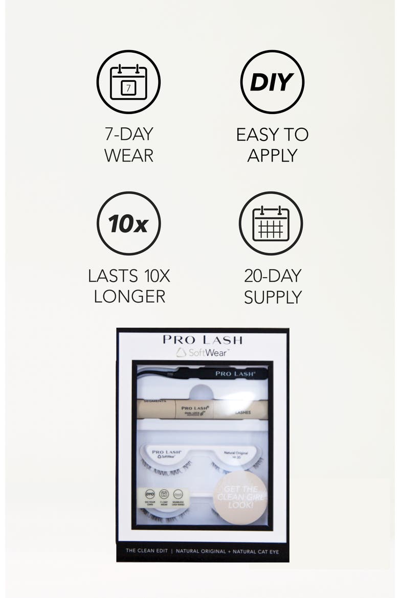 The Clean Edit Lash Bundle, Alternate, color, NO COLOR