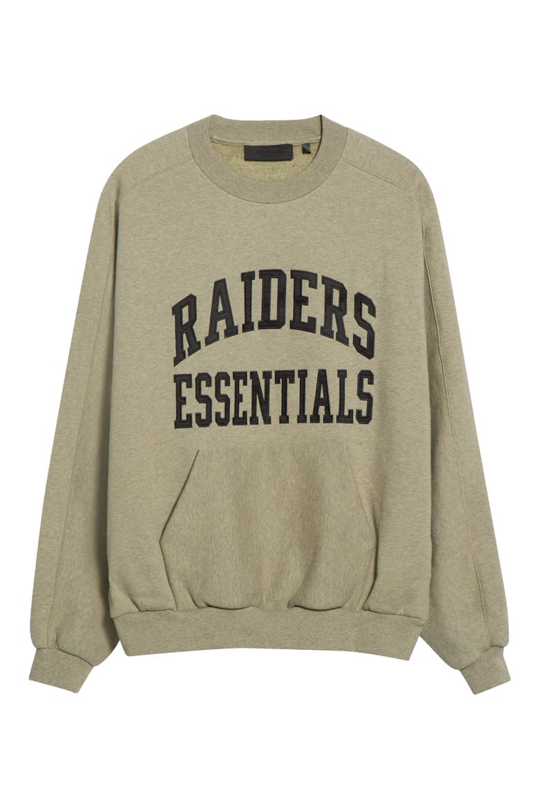 x NFL Las Vegas Raiders '90s Relaxed Sweatshirt, Main, color, SEAL HEATHER