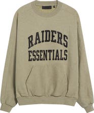 Fear of God Essentials x NFL Las Vegas Raiders '90s Relaxed Sweatshirt