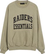 Fear of God Essentials x NFL Las Vegas Raiders '90s Relaxed Sweatshirt