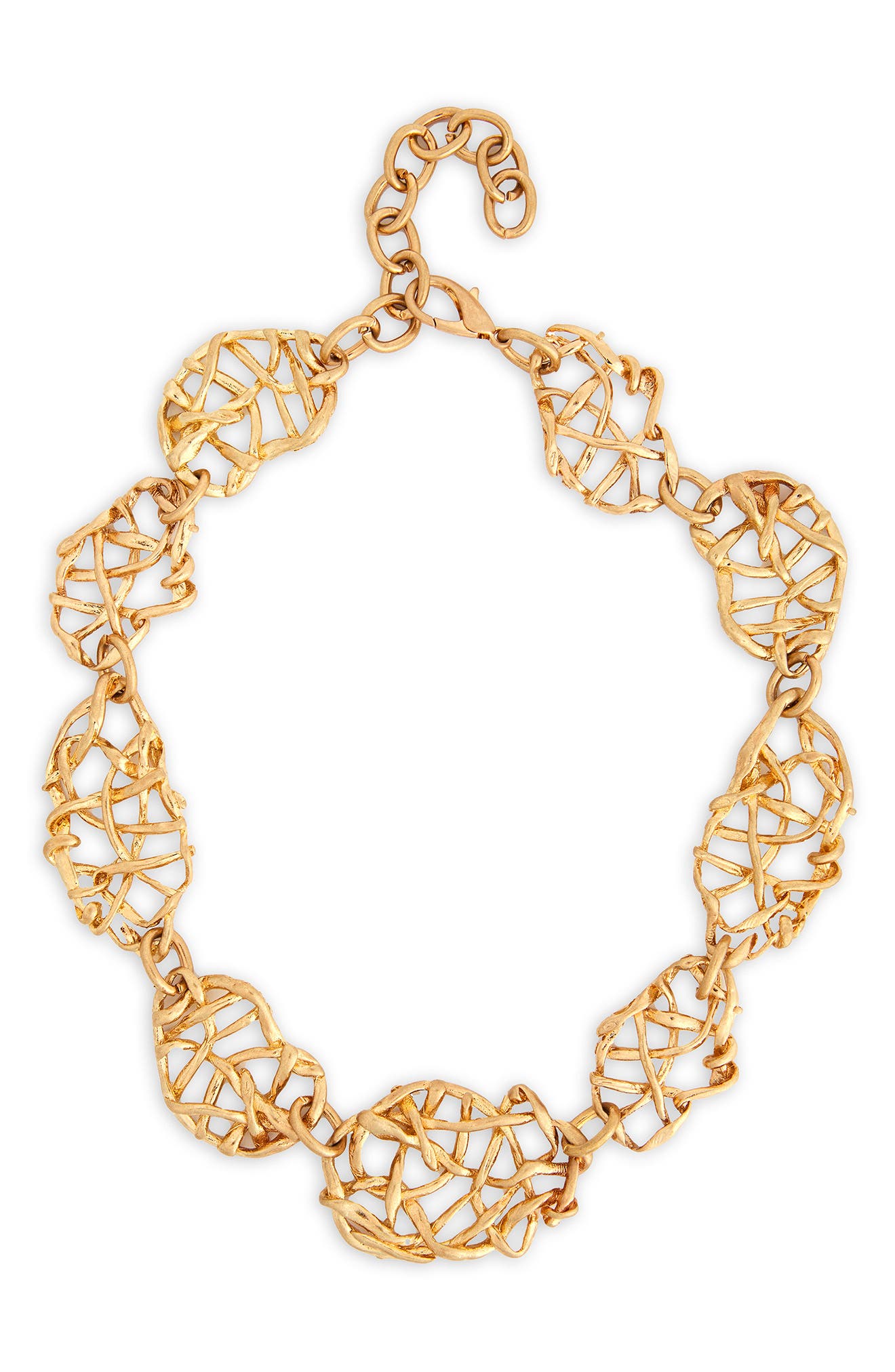 SAACHI Interwoven Oval Link Necklace