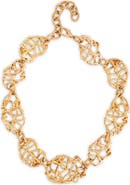 SAACHI Interwoven Oval Link Necklace
