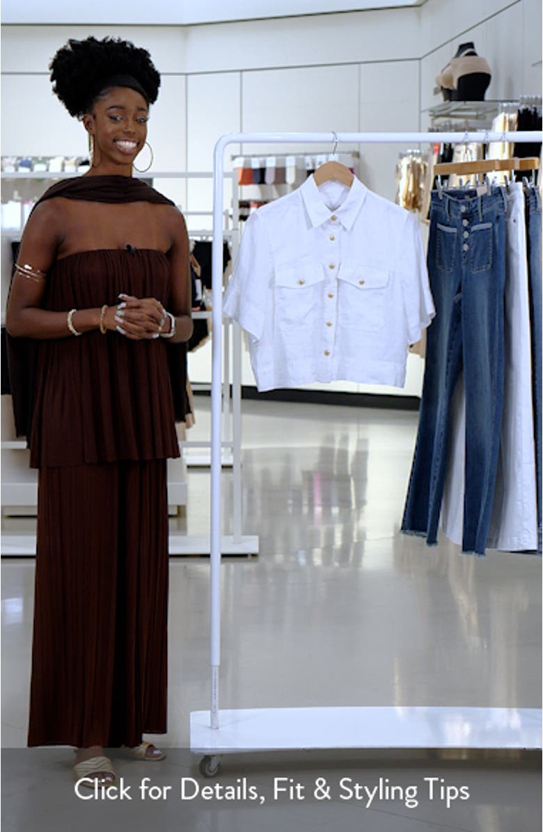 Spruce Linen Button-Up Shirt, sales video thumbnail