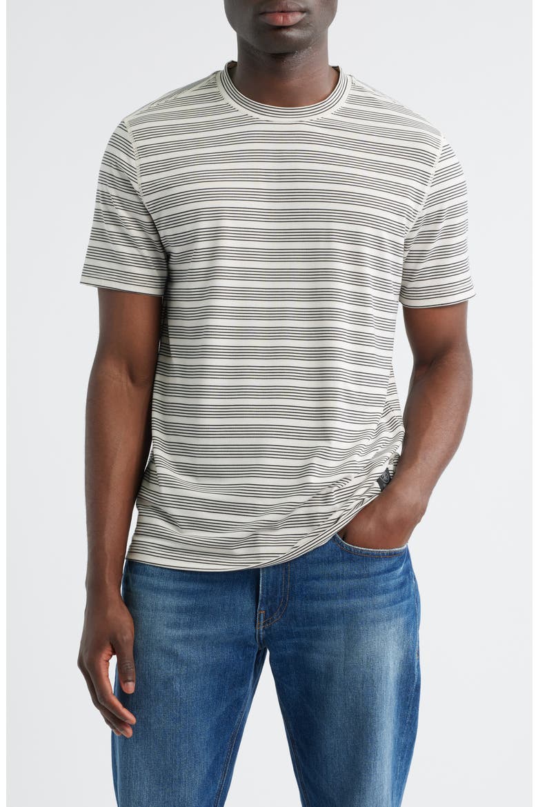 UPF Expedition Performance T-Shirt, Main, color, STRIPED BO