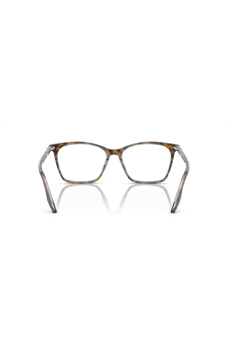 Ray-Ban 54mm Cat Eye optical glasses, Alternate, color, Brown