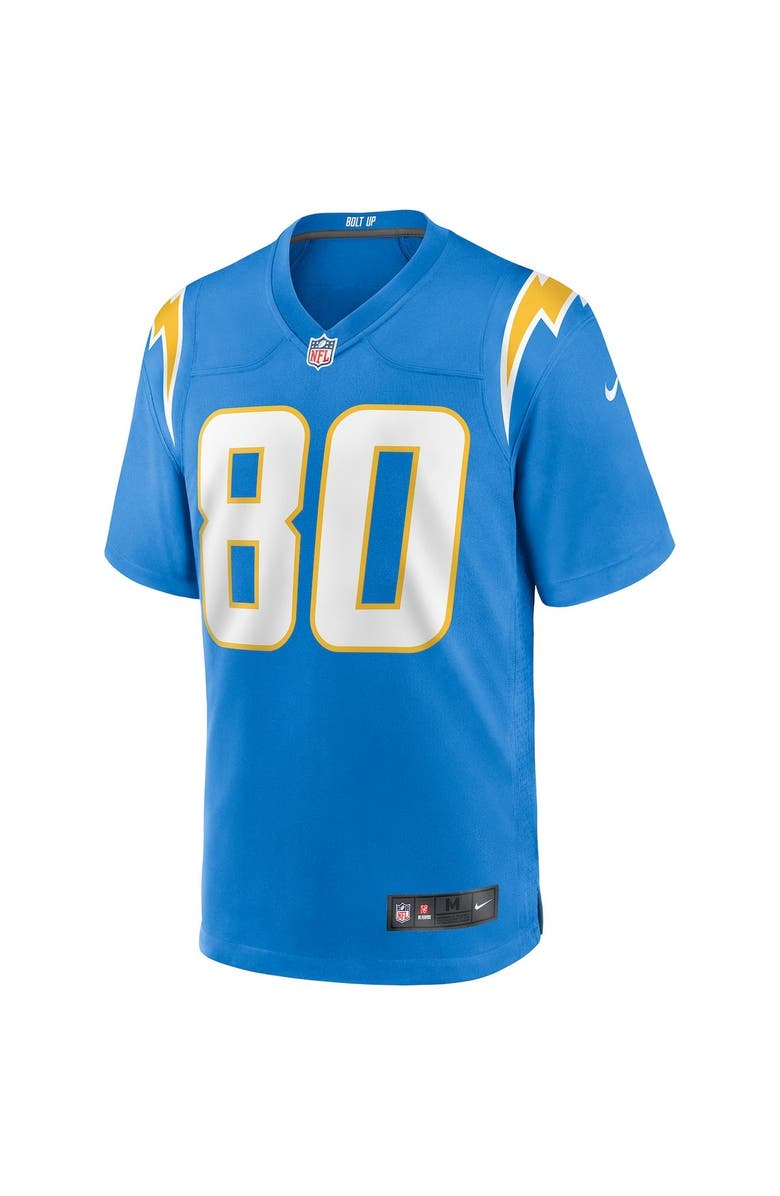 Nike Men's Nike Kellen Winslow Powder Blue Los Angeles Chargers Game Retired Player Jersey, Alternate, color, 