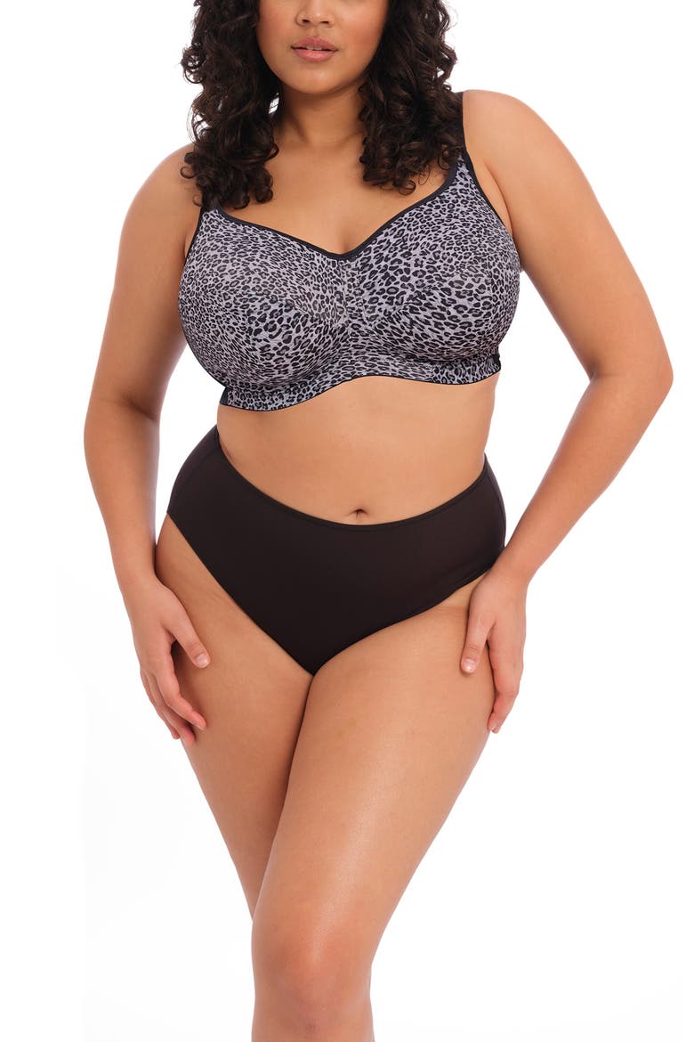 Celeste Soft Cup T-Shirt Bra, Alternate, color, GRAY LEOPARD