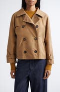 Max Mara Tesora Water Repellent Short Trench Coat