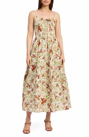 En Saison Alexane Floral Cotton Maxi Dress