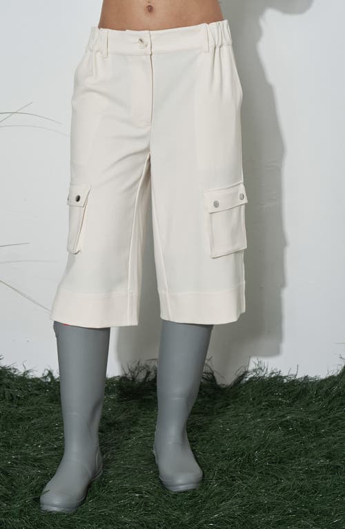Find Me Now Leon Cargo Shorts In White