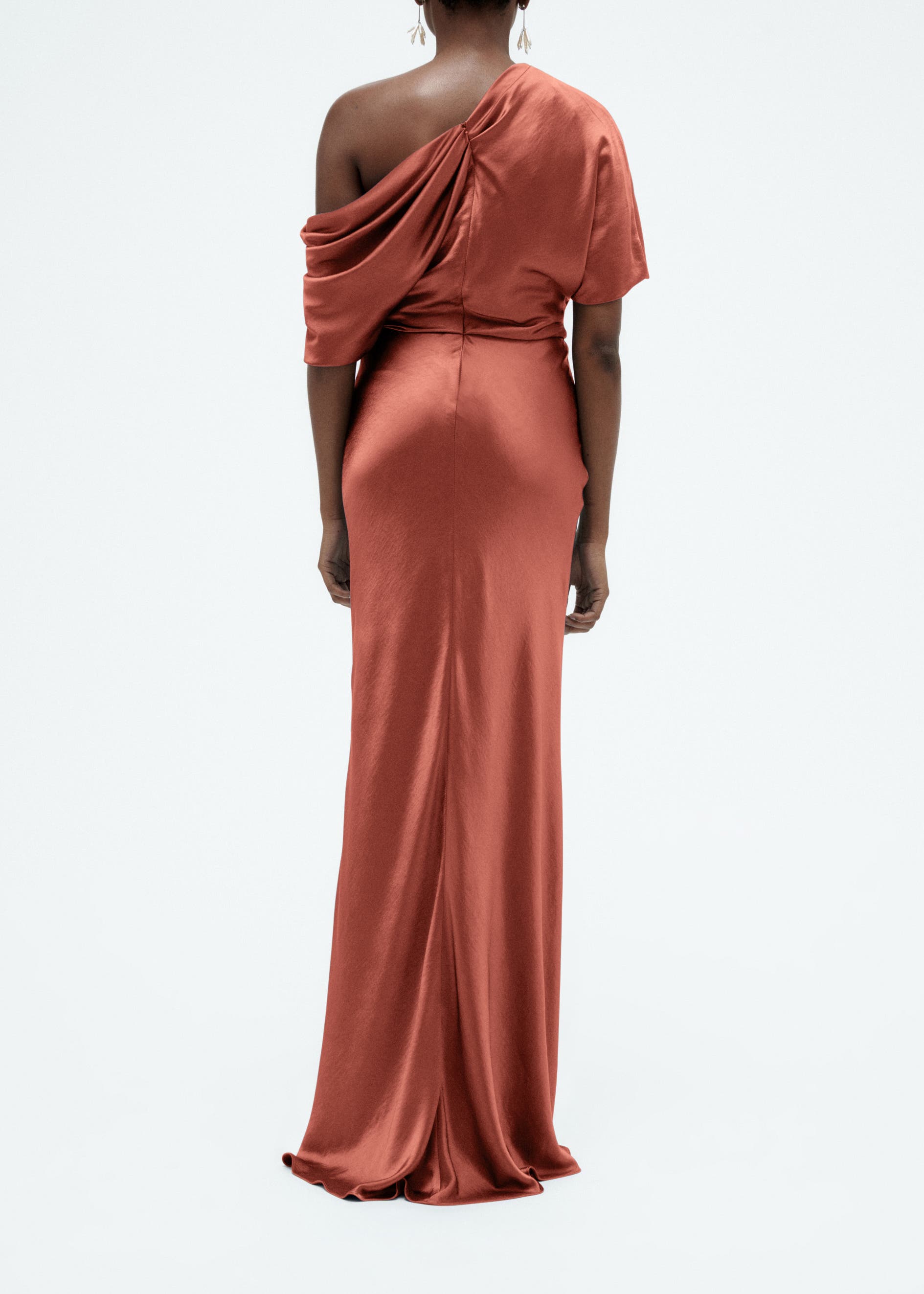 Liquid Satin Slouch Gown - image 4