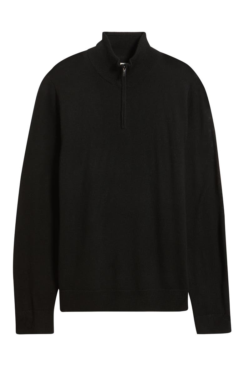 Washable Italian Merino Wool Quarter Zip Sweater (Men) | Nordstrom