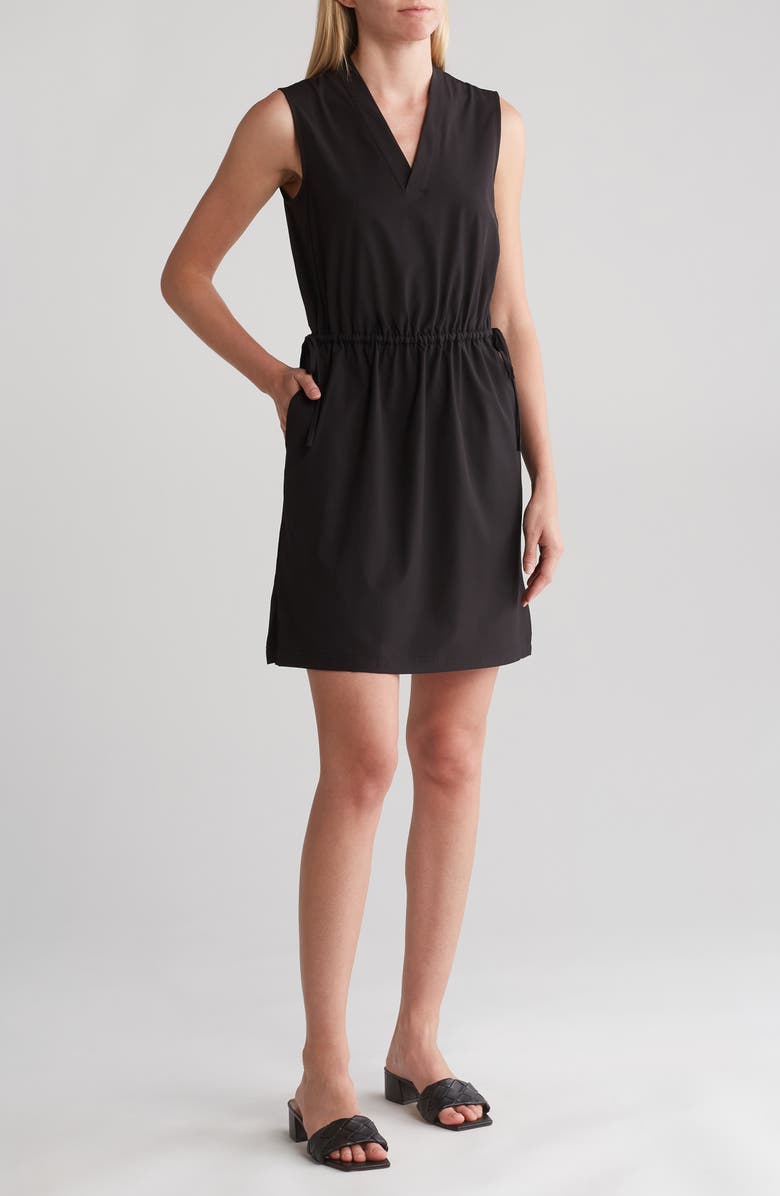 Calvin Klein Commuter V-Neck Dress, Main, color, 