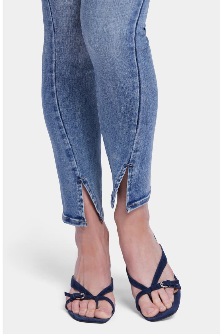 Ami Twist Seam High Waist Skinny Jeans, Alternate, color, SANDYBEACH