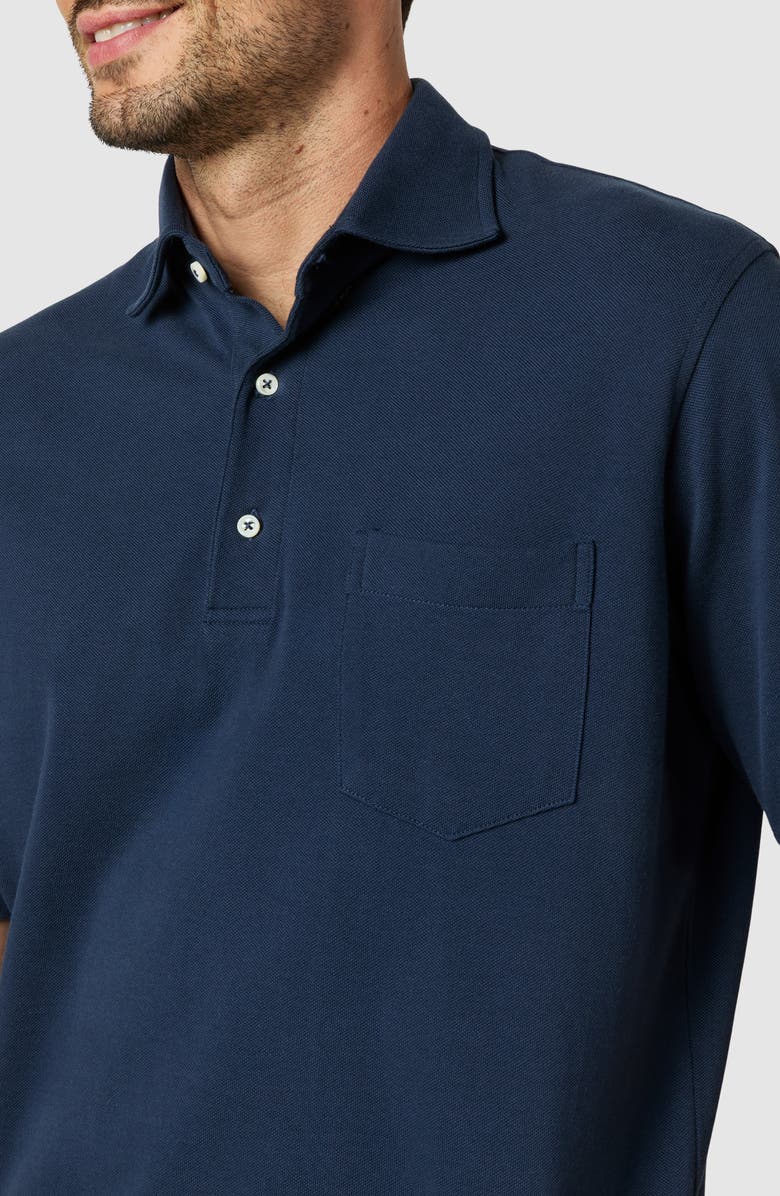 Sid Mashburn Pima Cotton Piqué Polo, Alternate, color, Navy Pique