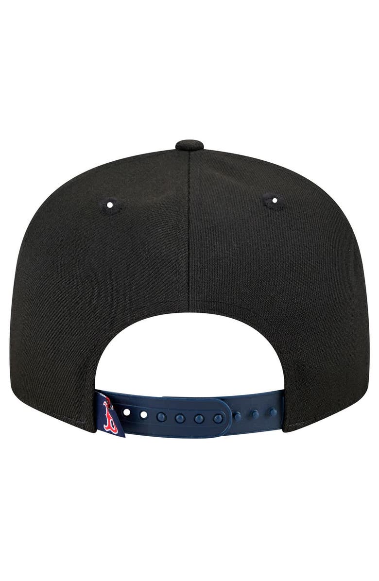 New Era Men's New Era Black Boston Red Sox Splatter 9FIFTY Snapback Hat, Alternate, color, Black