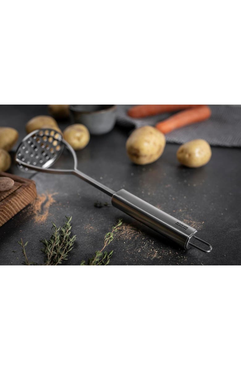 Kuhn Rikon Essential Potato Masher with Stainless Steel Mashing Plate, Alternate, color, Silver