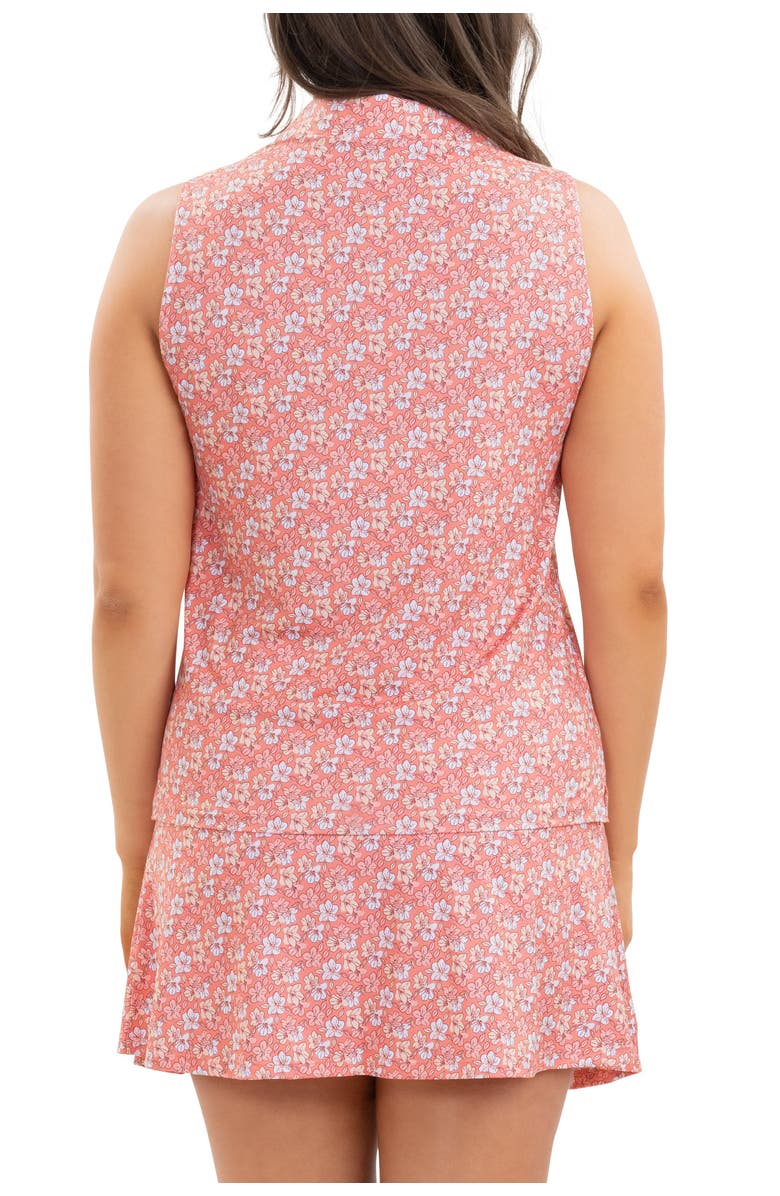 Kenny Flowers The Azaleas - Sunset Ladies Sleeveless Golf Polo, Alternate, color, Orange