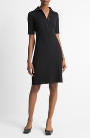 Vince Rib Polo Dress