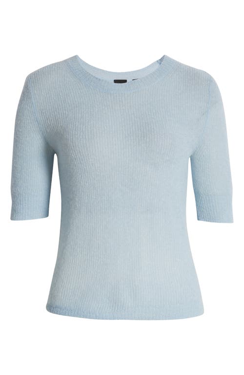 Hugo Boss Boss Fusionana Short Sleeve Sweater In Blue