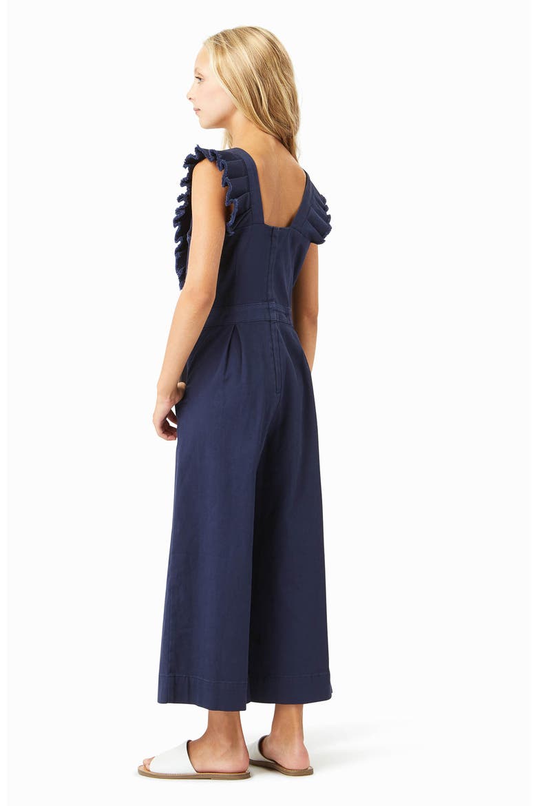 Habitual Pleated Jumpsuit, Alternate, color, NAVY