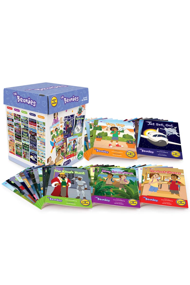 The Beanies Hilo Diversity Decodable Boxed Set 2 W/ 60 Books, Alternate, color, Multicolored