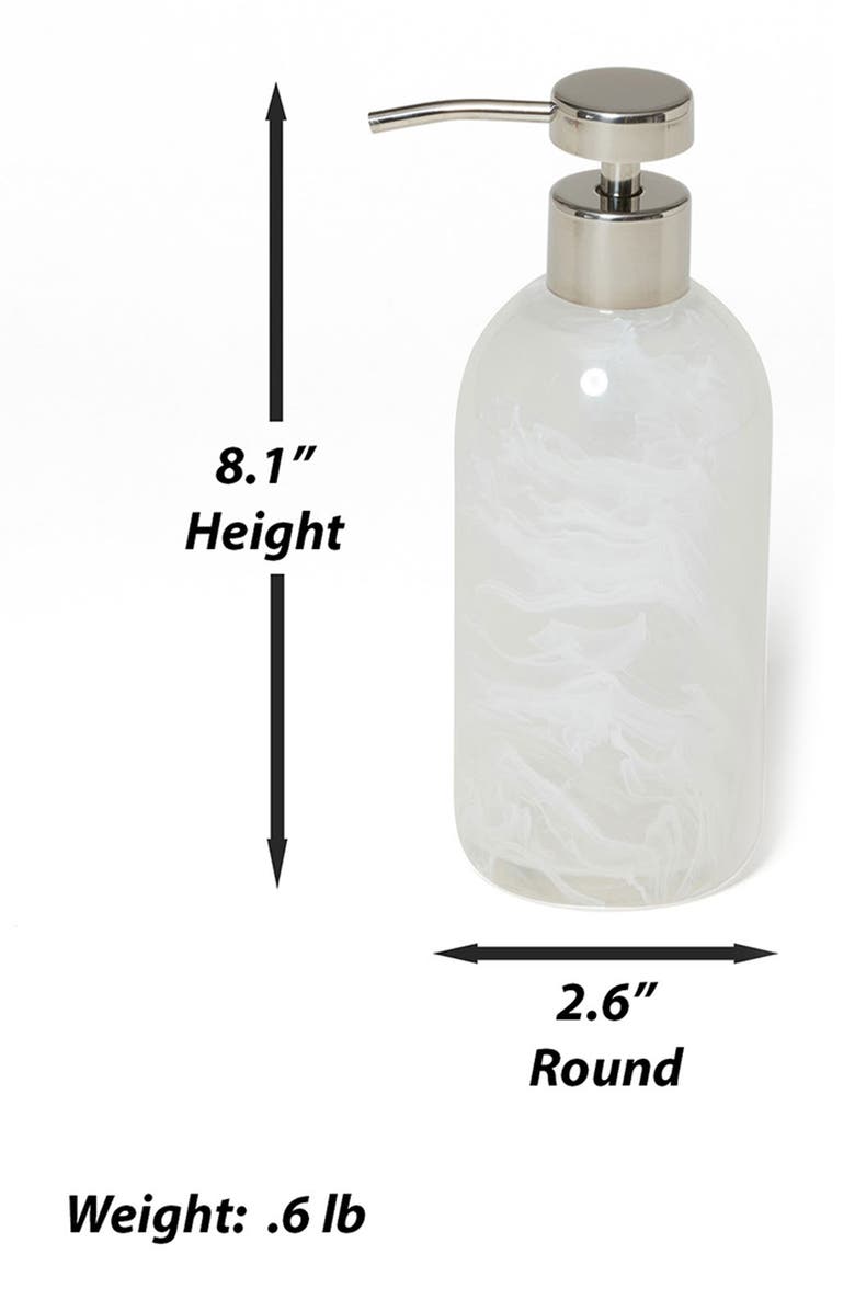 ROSELLI TRADING COMPANY Clouds 3-Piece Bathroom Set, Alternate, color, White