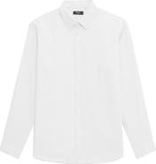 Theory Irving Solid Linen Button-Up Shirt
