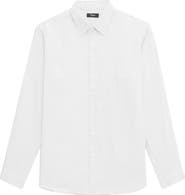 Theory Irving Solid Linen Button-Up Shirt